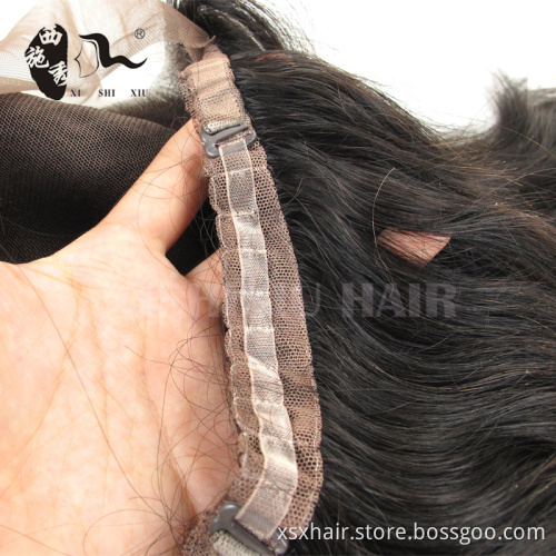 22"*4"*2" Body Wave Human Hair Elastic Band 360 Lace Frontal Closure